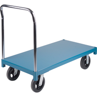 Chariot &agrave; plateforme en acier Distribution Jean Lapalme