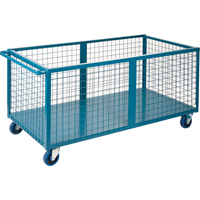 Caisson en treillis m&eacute;tallique, Acier, 51" lo x 30" la x 31,5" h, Volume 20 pi³, Capacit&eacute; 1200 lb Distribution Jean Lapalme
