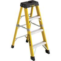 Industrial Heavy-Duty Stepladders (6400 Series), 4', Fibreglass, 300 lbs. Capacity, Type 1A Distribution Jean Lapalme