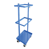 Chariot &agrave; cueillette, Acier, 30-11/16" la x 19-1/4" p, 3 tablettes, Capacit&eacute; 300 lb Distribution Jean Lapalme