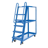 Chariot &agrave; cueillette, Acier, 21-7/8" la x 56-1/8" p, 3 tablettes, Capacit&eacute; 1000 lb Distribution Jean Lapalme
