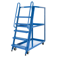 Chariot &agrave; cueillette, Acier, 27-7/8" la x 56-1/8" p, 3 tablettes, Capacit&eacute; 1000 lb Distribution Jean Lapalme