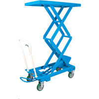Tables &eacute;l&eacute;vatrices en ciseau, 20-1/2" lo x 39-3/4" la, Acier, Capacit&eacute; 660 lb Distribution Jean Lapalme