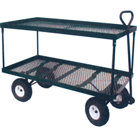 Double Deck Wagon, 24" W x 48" L, 600 lbs. Capacity Distribution Jean Lapalme