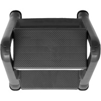 Escabeau repliable, 2 marches, 19-1/2" x 20-1/2" x Hauteur 22-3/4" Distribution Jean Lapalme