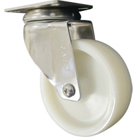 Caster, Swivel, 4" (101.6 mm), Nylon, 200 lbs. (91 kg.) Distribution Jean Lapalme