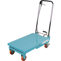Heavy-Duty Hydraulic Scissor Lift Table, 27-1/2" L x 17-3/4" W, Steel, 330 lbs. Capacity Distribution Jean Lapalme