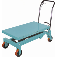 Table &eacute;l&eacute;vatrice robuste &agrave; ciseaux hydraulique, 39-3/8" lo x 20-1/8" la, Acier, Capacit&eacute; 1650 lb Distribution Jean Lapalme
