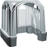 Outdoor Poly Shelters, 3 Walls, 7' L x 6' W x 7' H Distribution Jean Lapalme
