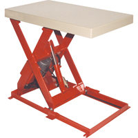 Table &eacute;l&eacute;vatrice &agrave; ciseaux, Acier, 36" lo x 20" la, Capacit&eacute; 1100 lb Distribution Jean Lapalme