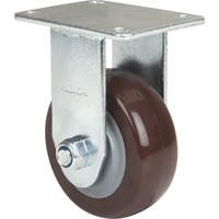 Caster, Rigid, 4" (101.6 mm), Polyurethane, 440 lbs. (199.58 kg.) Distribution Jean Lapalme