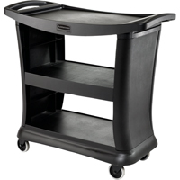 Executive Service Cart, 3 Tiers, 20" x 38" x 39", 300 lbs. Capacity Distribution Jean Lapalme