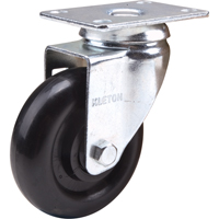 Roulette, Pivotant, 4" (101,6 mm), Polyol&eacute;fine, 250 lb (113 kg) Distribution Jean Lapalme
