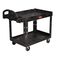 Heavy Duty Utility Cart - 4520-88, 2 Tiers, 25-1/4" x 39" x 44", 500 lbs. Capacity Distribution Jean Lapalme