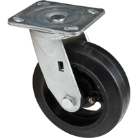 Mold-on Caster, Swivel, 6" (152.4 mm), Rubber, 550 lbs. (249 kg.) Distribution Jean Lapalme