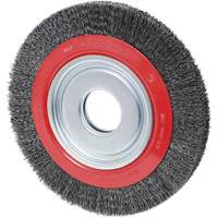 Crimped Wire Wheel, 6" Dia., 0.02" Fill, 1/2"/2"/5/8" Arbor Distribution Jean Lapalme