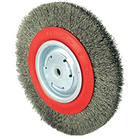 101G-2M Medium Wire Wheel, 8" Dia., 0.014" Fill, 1/2" - 2" Arbor Distribution Jean Lapalme