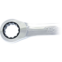 Non-Reversible Long Pattern Ratcheting Combination Wrench, 19 mm, Plain Finish Distribution Jean Lapalme
