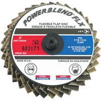Powerblend FLX Roll-on Flap Disc, 3" x Type R, Z40 Grit, Zirconia Alumina Distribution Jean Lapalme