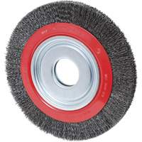 Crimped Wire Wheel, 6" Dia., 0.007" Fill, 2"/1/2" - 5/8" Arbor Distribution Jean Lapalme