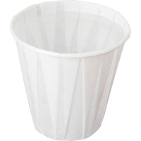 Pleated Cup, Paper, 5 oz., White Distribution Jean Lapalme
