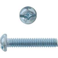 Round Square/Slot HD Machine Screws, #6 x 3" L, Zinc Plated Distribution Jean Lapalme