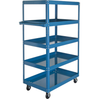 Chariots &agrave; tablette, 5 Tiers, 18" la x 61" h x 30" p, Capacit&eacute; 900 lb Distribution Jean Lapalme