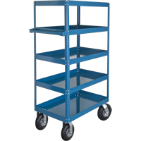Chariots &agrave; tablette, 5 Tiers, 24" la x 65" h x 36" p, Capacit&eacute; 900 lb Distribution Jean Lapalme