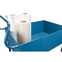Chariots de service &agrave; bordure profonde, 2 Tiers, 24" la x 47" h x 36" p, Capacit&eacute; 1200 lb Distribution Jean Lapalme
