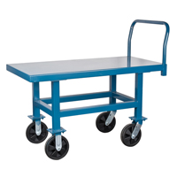 Elevated Platform Trucks, 48" L x 24" W, 2000 lbs. Capacity, Nylon Casters Distribution Jean Lapalme