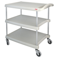 myCart Utility Cart, 3 Tiers, 20" x 35-1/2" x 30", 400 lbs. Capacity Distribution Jean Lapalme