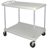 myCart Utility Cart, 2 Tiers, 26" x 36-7/8" x 36", 400 lbs. Capacity Distribution Jean Lapalme
