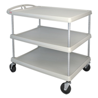 myCart Utility Cart, 3 Tiers, 26" x 36-7/8" x 36", 500 lbs. Capacity Distribution Jean Lapalme