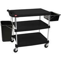 myCart Utility Cart, 3 Tiers, 20" x 35-1/2" x 30", 400 lbs. Capacity Distribution Jean Lapalme