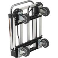 Chariot &agrave; plateforme repliable, Acier inoxydable, 300 lb, 28" lo x 16" la, Hauteur 33-1/2" Distribution Jean Lapalme