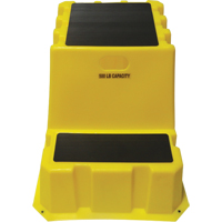Escabeaux emboîtables industriels, 2 marches, 33" x 25-3/4" x Hauteur 24" Distribution Jean Lapalme