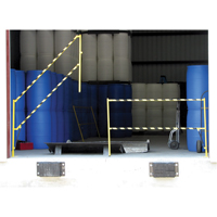 Barri&egrave;re &agrave; bascule de s&eacute;curit&eacute;, 10' lo x 42-5/8" ha, 159" &eacute;lev&eacute;e, Jaune Distribution Jean Lapalme