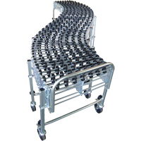 Expandable/Flexible Conveyors, 18" W x 24' 8" L, 226 lbs. per lin. ft. Capacity Distribution Jean Lapalme