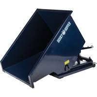 Self-Dumping Hopper, Steel, 1-1/2 cu.yd., Blue Distribution Jean Lapalme