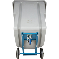 Chariot basculeur en acier, Poly&eacute;thyl&egrave;ne, 0,625 vg³, Capacit&eacute; de charge de 500 lb Distribution Jean Lapalme