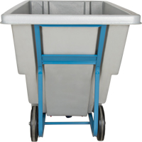 Chariot basculeur en acier, Poly&eacute;thyl&egrave;ne, 0,625 vg³, Capacit&eacute; de charge de 850 lb Distribution Jean Lapalme