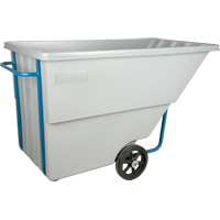 Chariot basculeur en acier, Poly&eacute;thyl&egrave;ne, 1,1 vg³, Capacit&eacute; de charge de 1250 lb Distribution Jean Lapalme