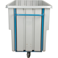 Chariot basculeur en acier, Poly&eacute;thyl&egrave;ne, 1,1 vg³, Capacit&eacute; de charge de 1250 lb Distribution Jean Lapalme
