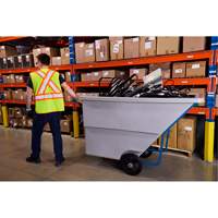 Tilt Truck, Polyethylene, 1.1 cu. yd., 1250 lbs. Load Capacity Distribution Jean Lapalme