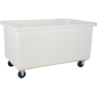 Straight Wall Box Truck, White Polyethylene, 57" L x 34" W x 33" H, 22 cu. ft. Volume, 600 lbs. Capacity Distribution Jean Lapalme