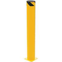 Safety Bollard, Steel, 48" H x 6.5" W, Yellow Distribution Jean Lapalme