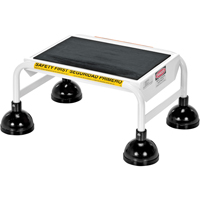 &eacute;chelles Stop-Step, 1 marches, Largeur de la marche 16", Hauteur de la plateforme 9-9/16", Acier Distribution Jean Lapalme
