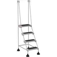 &eacute;chelles Stop-Step, 4 marches, Largeur de la marche 16", Hauteur de la plateforme 38-3/16", Acier Distribution Jean Lapalme