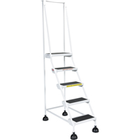 &eacute;chelles Stop-Step pour travaux l&eacute;gers, 5 marches, Largeur de la marche 16", Hauteur de la plateforme 47-11/16", Acier Distribution Jean Lapalme
