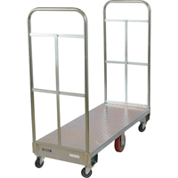 U-Boat Platform Truck, 60" L x 24" W, 1750 lbs. Capacity, Polyurethane Casters Distribution Jean Lapalme